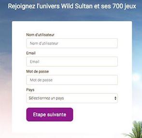 wild sultan notice registration process