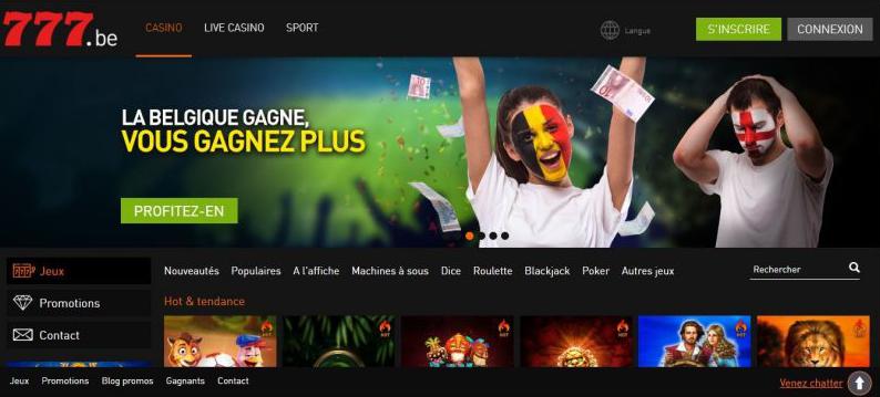Casino777 home page
